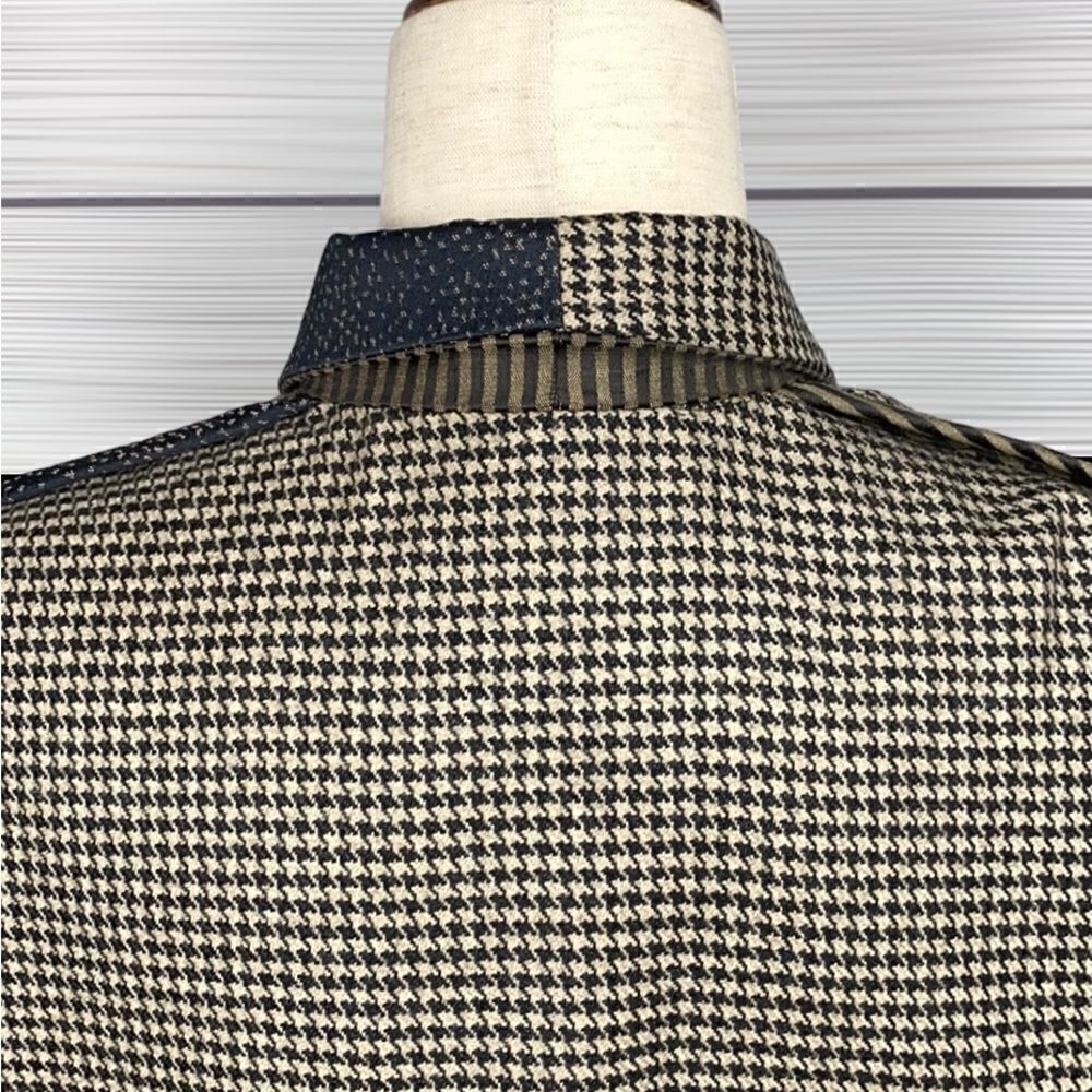 Patchwork Colorblock Jacket Handmade by Markie Roe Designs Boxy Style size M - Picture 13 of 15
